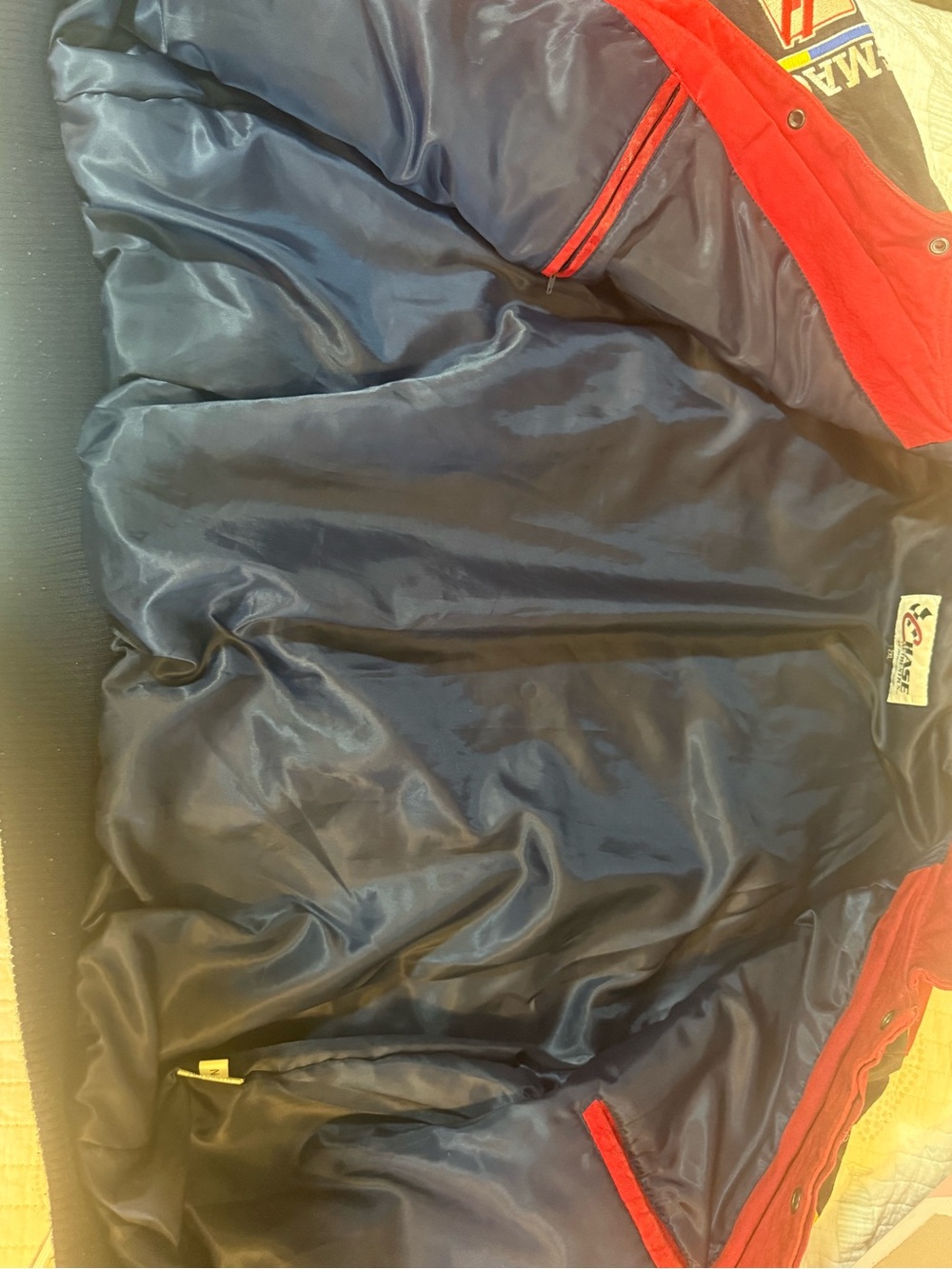 JH Design Jeff Gordon Red & Black Racing Patchwork Jacket - Picture 5 of 5